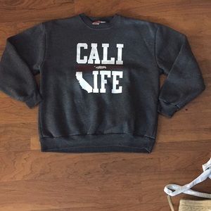 Crew Neck Sweatshirt Cali Life